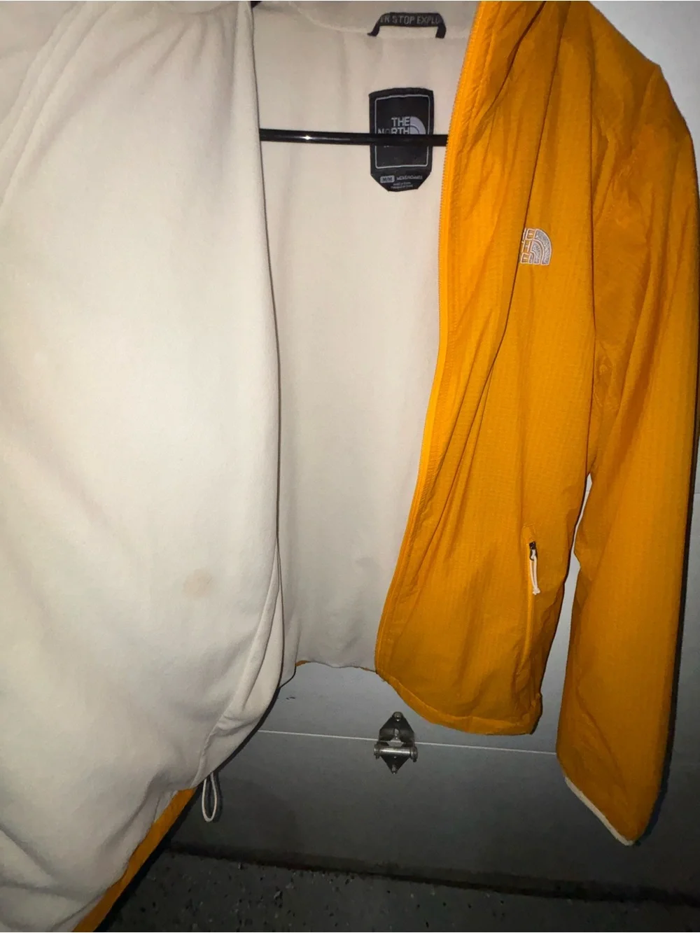 The North Face men Golden Yellow Jacket